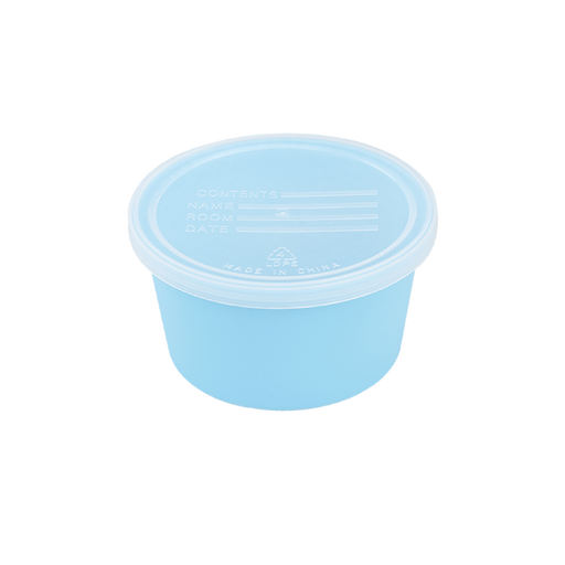 Denture Cups with Clear Lids, Blue, 50/sleeve