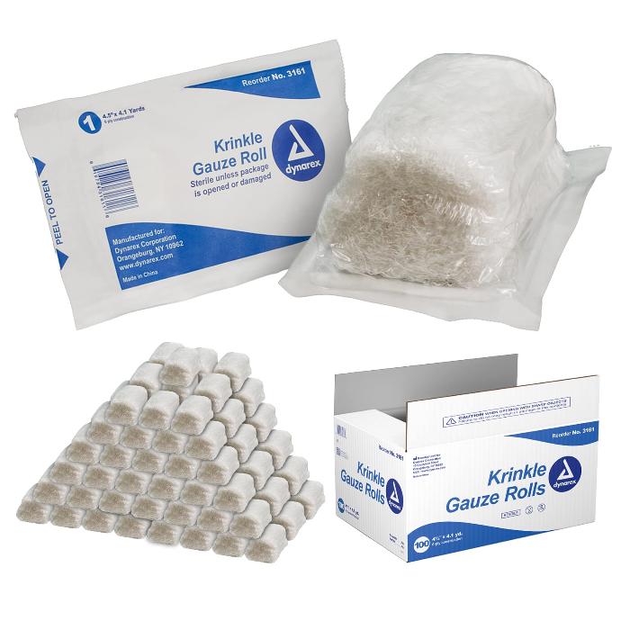 Krinkle Gauze Roll Bandage provides excellent wound coverage, enhancing healing and ensuring comfort in care.