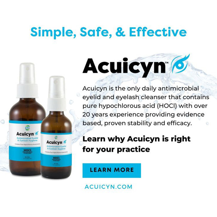 Acuicyn Antimicrobial Eyelid & Eyelash Hygiene 