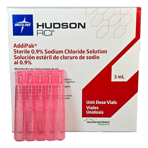 Addipak Sodium Chloride Inhalation Solution 0.9% Saline 3 mL by Medline RHUD39U