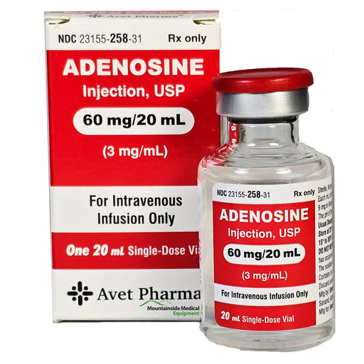 Adenosine Injection 60 mg Single Dose Vial 20 mL by Avet Pharma