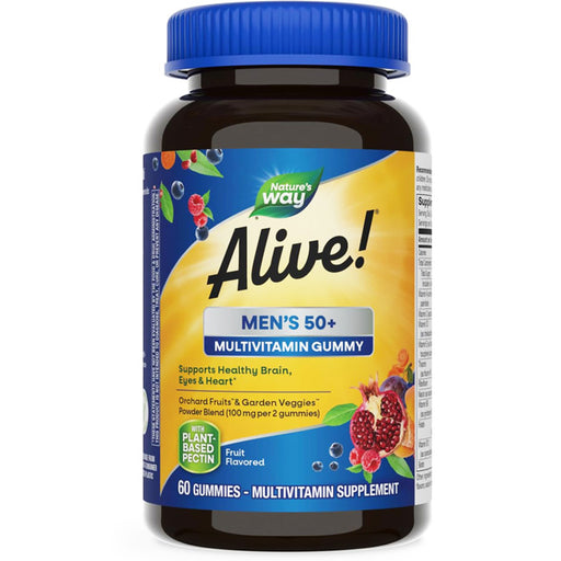 Alive Men’s 50+ Daily Gummy Multivitamins,