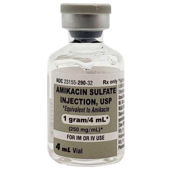 Amikacin Sulfate Injection 250 mg mL Single Dose Vials 4 mL