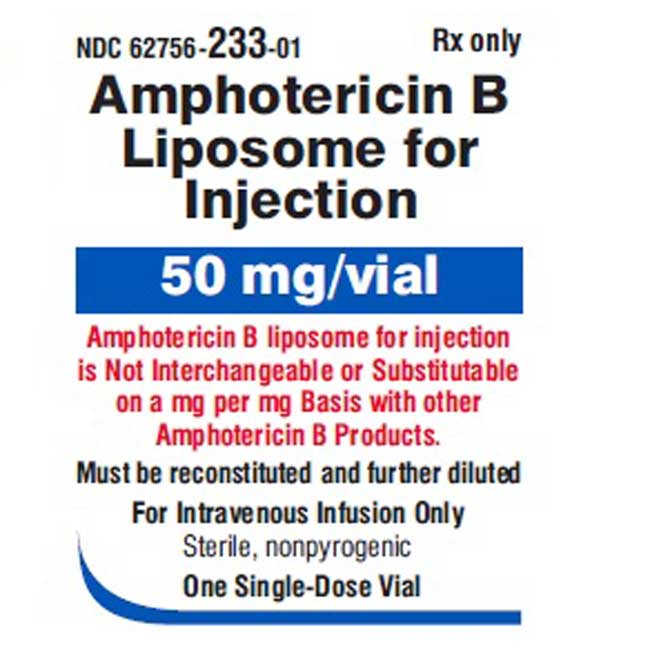 Amphotericin B Liposome 50 Mg Per Vial By Sun Pharmaceutical ...