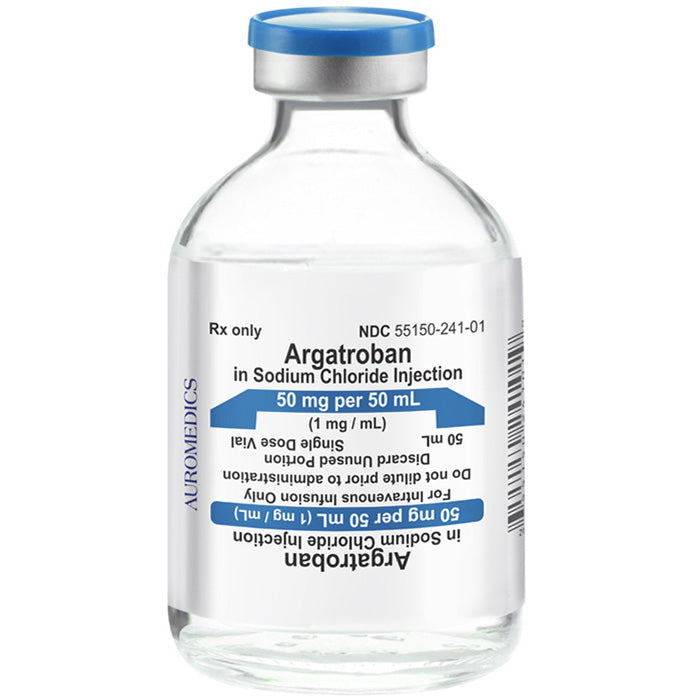 Argatroban in Sodium Chloride Injection 50 mg by Eugia NDC 55150-0241-01