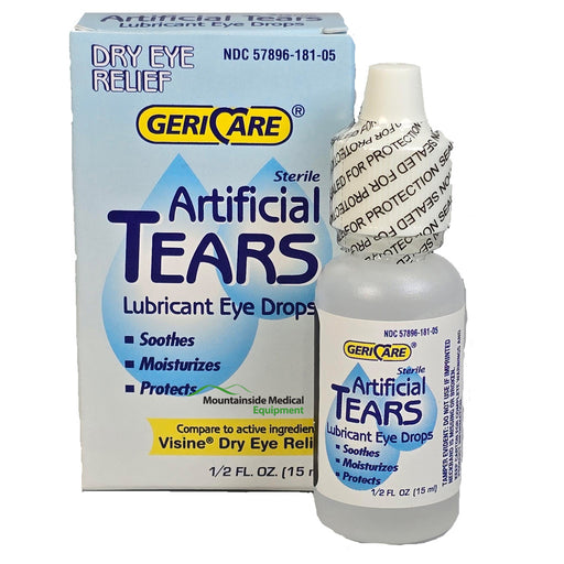 Artificial Tears Eye Drops 15 mL by Geri-Care TRS-05-GCP