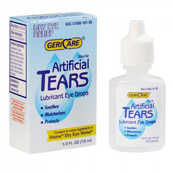 Artificial Tears Eye Drops 15 mL by Geri-Care — Mountainside Medical ...