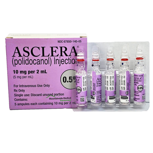 Asclera Polidocanol Injection 0.5% by Methapharm NDC 67850-0140-05