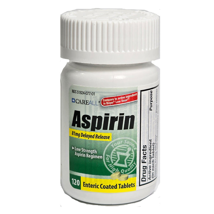 Aspirin 81 mg  Enteric Coated Tablets by New World Imports ASP81120