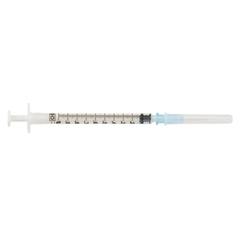BD PrecisionGlide 3 mL Syringe with Hypodermic Needle 25 Gauge Without  Safety (Pack of 100)