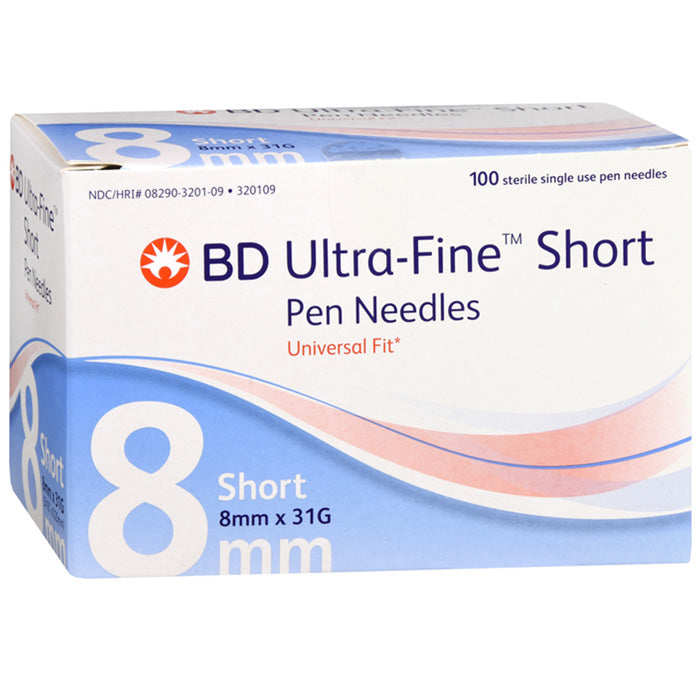 Shop BD Insulin Syringe with Ultra-Fine Needle 31g, 5/16 inch (8mm)