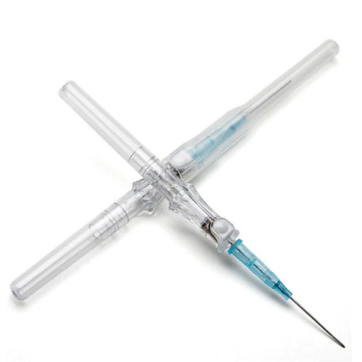BD Insyte IV Catheter Needles with Shielded 22 Gauge 1" Blue
