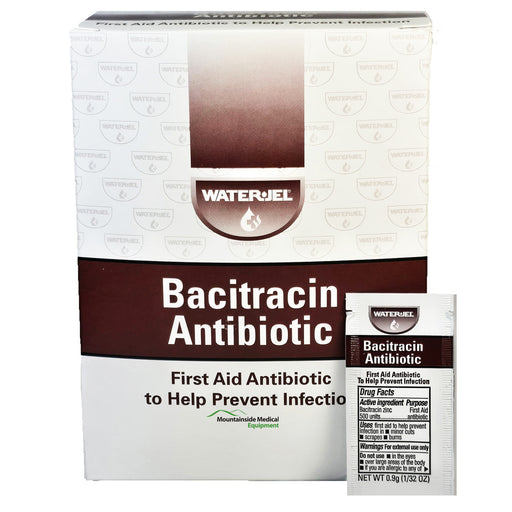 Bacitracin Antibiotic First Aid Ointment Packets by Waterjel WJBA1728