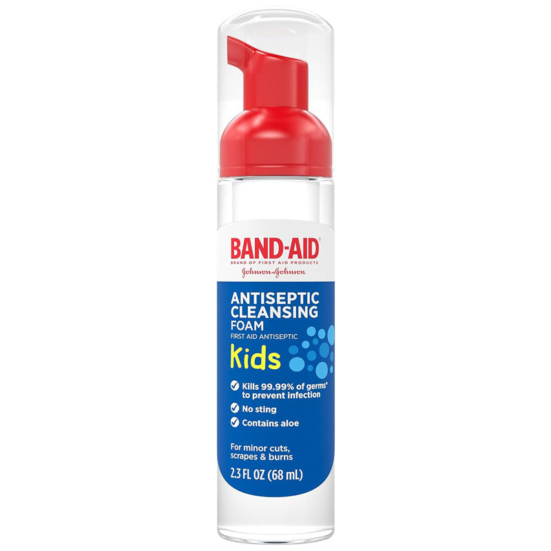 Band-Aid First Aid Antiseptic Cleansing Foam for Kids