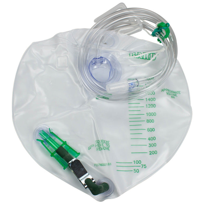 Bard Urinary Drainage Bag 2000 mL with anti-reflux valve ensures safe, durable urine collection for optimal health.