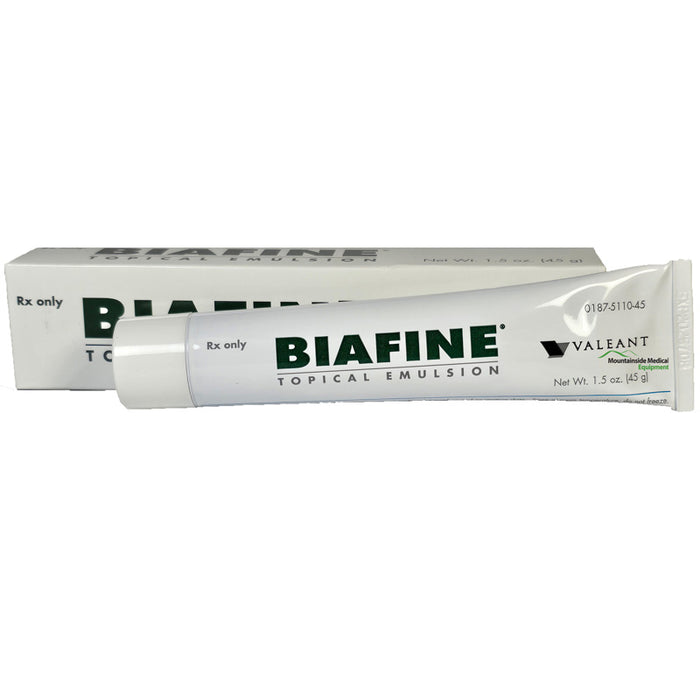 Biafine Topical Emulsion Cream for effective burn, cut, and irritation relief, promoting deep skin hydration and accelerated healing.