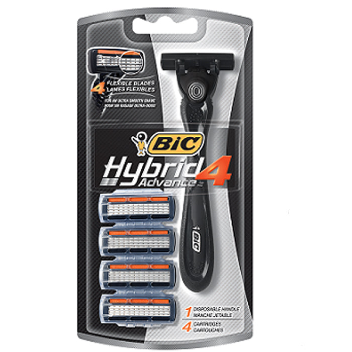 Bic Hybrid 4 Advanced Disposable Razors 4 Pack Mountainside Medical   Bic Hybrid 4 Advanced Disposable Razors 1200x1200 