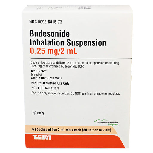 Budesonide Inhalation Suspension 0.25 mg by Teva NDC 00093-6815-73