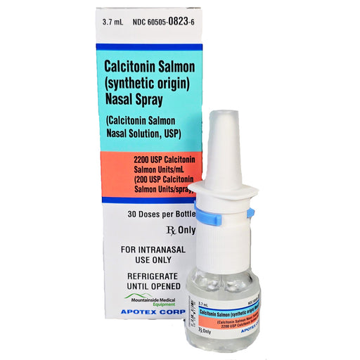 Calcitonin Salmon Nasal Spray 200U Strength 3.7 mL by Apotex Corp NDC 60505-0823-06