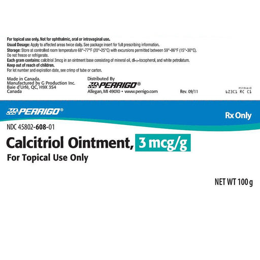 Calcitriol Ointment 3 mcg/g for Topical Use by Padagis