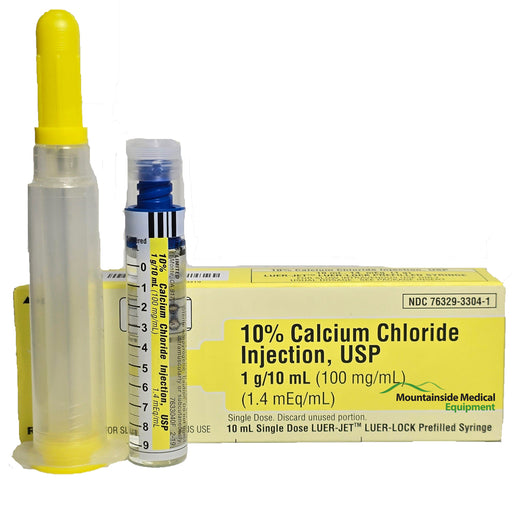 Calcium Chloride 10% Injection Prefilled Syringes by International Medication System NDC  76329-3304-01