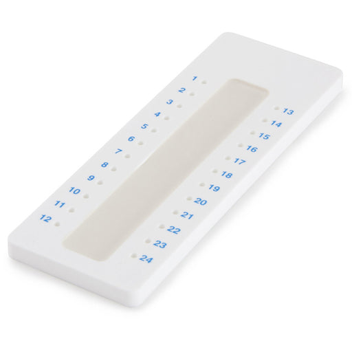 Capillary Tube Holding Tray with 24 Numbered Places