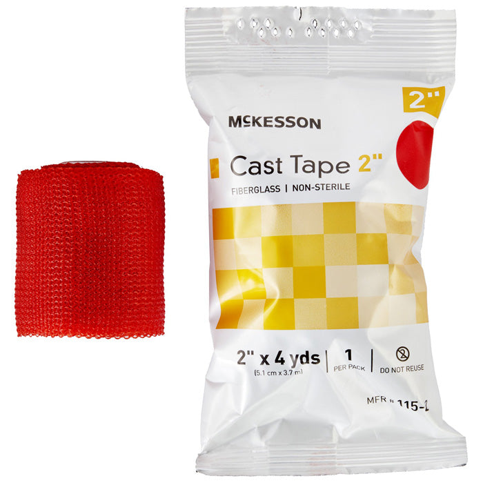 Cast Tape 2 inch x 12 Foot Red Color