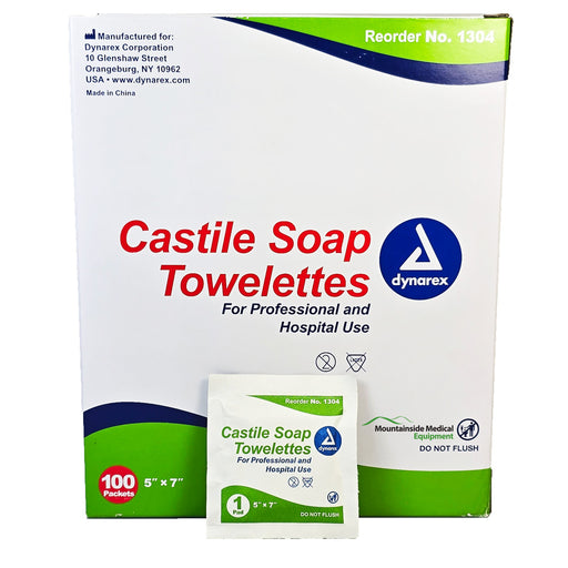 Castile Soap Towelettes by Dynarex 1304