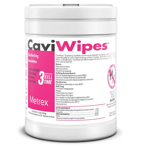Caviwipes Surface Disinfectant Wipes 
