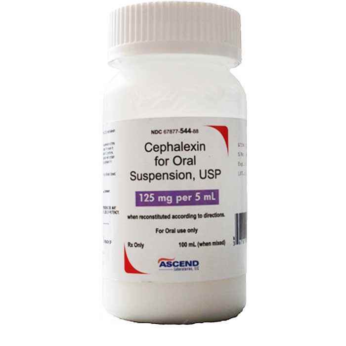 Cephalexin Oral Solution 150 mg 5 mL Antibiotic Medicine