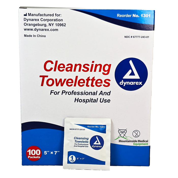 Cleansing Towelette Wipes by Dynarex 1301