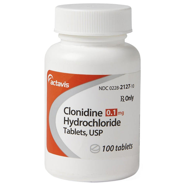 Clonidine 0.1 mg Tablets: Blood Pressure & Anxiety Aid — Mountainside ...