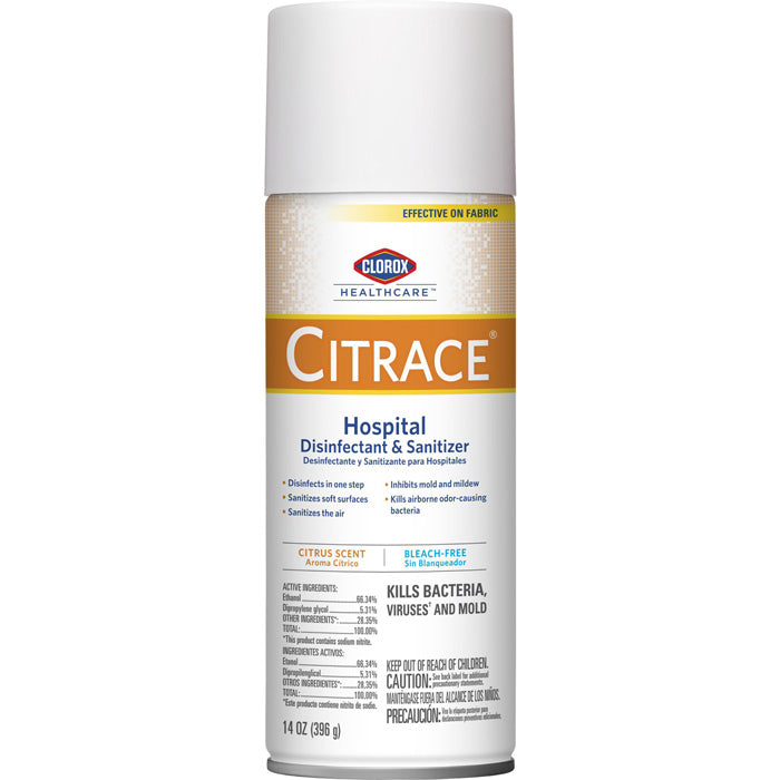 Clorox Citrace Hospital Disinfectant and Sanitizer Spray Citrus Scent 