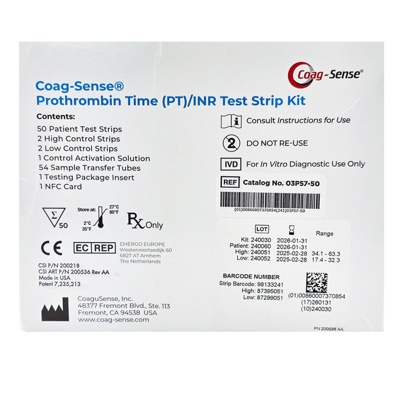 Efficient Coag-Sense Test Strips: Fast & Accurate Results ...