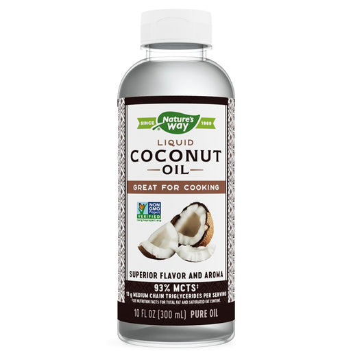 Coconut Oil with 93% MCT's Great for Cooking 10 oz by Nature's Way