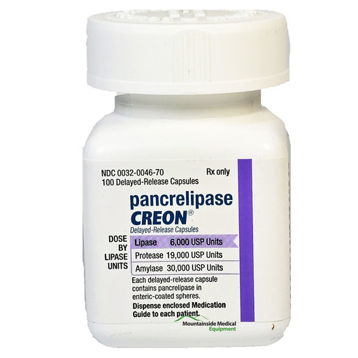 Creon DR (Pancrelipase) Capsules 6000 USP by Abbott 00032-1206-01