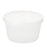 Denture Cups Clear with Resealable Snap-On Lid 8 oz 