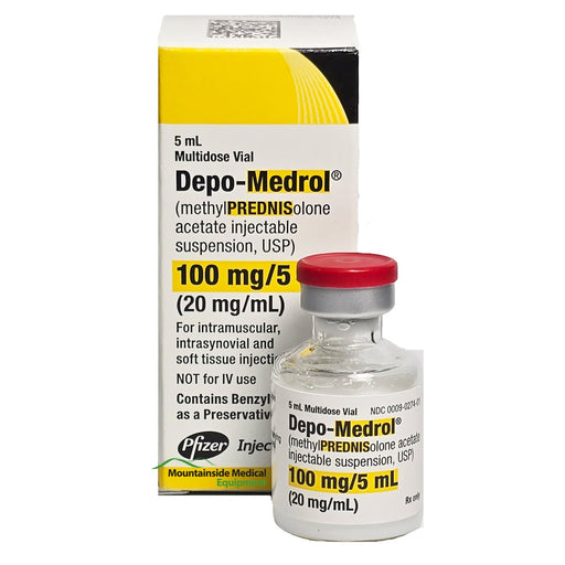 Depo-Medrol Injection Methylprednisolone 100 mg_5 mL Multiple Dose Vials by Pfizer NDC 00009-0274-01