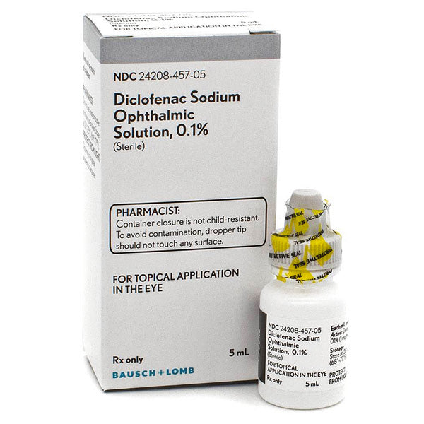 Diclofenac Sodium Eye Drops Ophthalmic Solution 0.1%