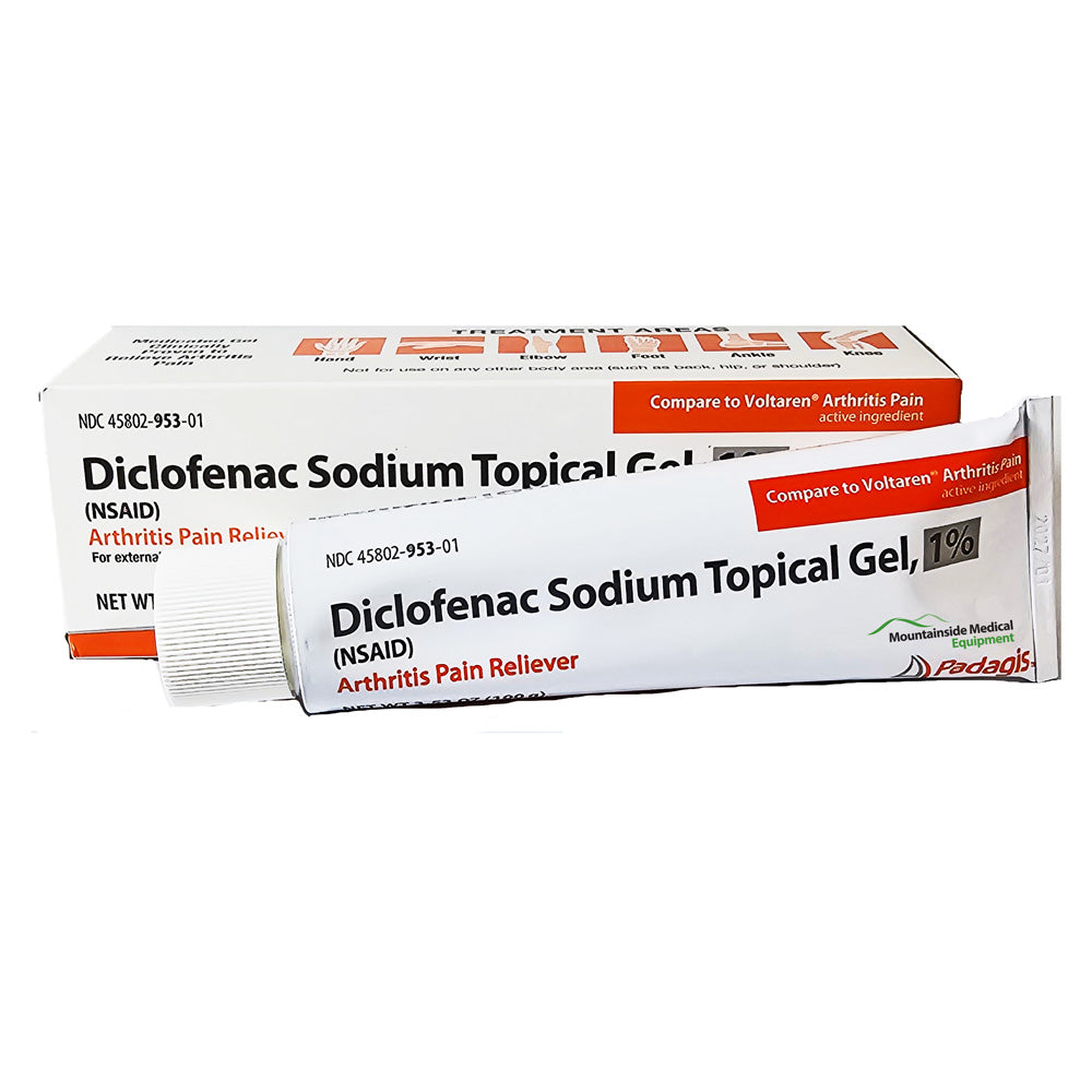 Diclofenac Sodium Topical Gel 1% Arthritis Pain Reliever NSAID by Padagis US