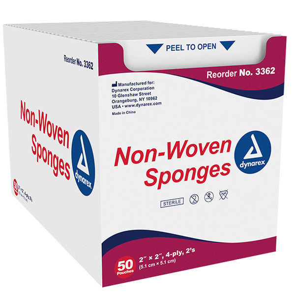 Gauze (Sponges) Non-Woven 2X2