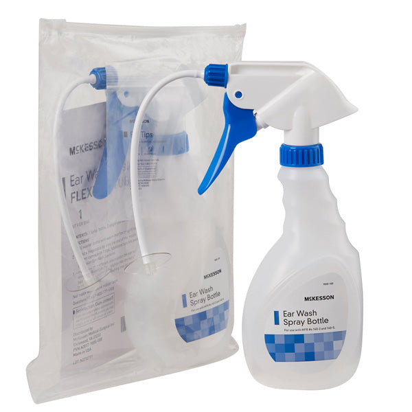 Ear Wash System Spray Bottle with 3 Disposable Tips