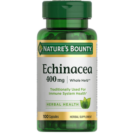 Echinacea 400mg Herbal Supplement for Immune System Health by Nature's Bounty