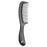 Economy Hair Comb, Black Polypropylene 8.5 inch Length