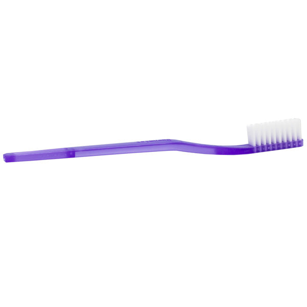 Economy Toothbrush, Translucent Purple with Soft Rounded Bristles