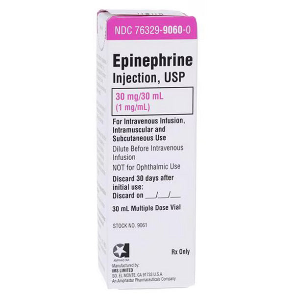 Epinephrine Injection 1 mg/mL Multiple-Dose Vial 30 mL — Mountainside ...