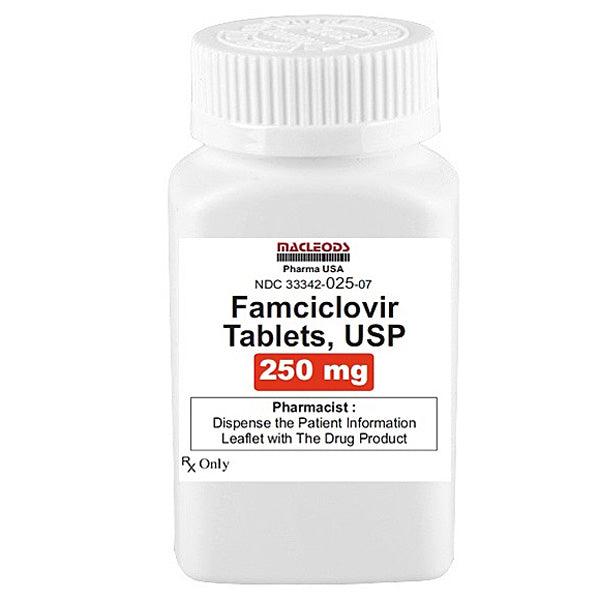 Famciclovir Tablets 500 mg by Macleods NDC 33342-0026-07