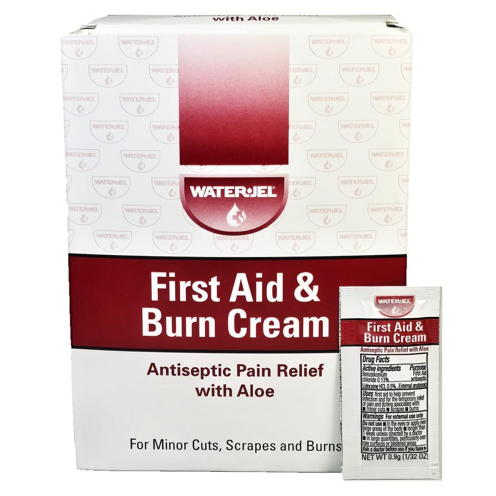 First Aid Burn Cream with Aloe Vera Packets by WaterJel  WJFA1728.00.000