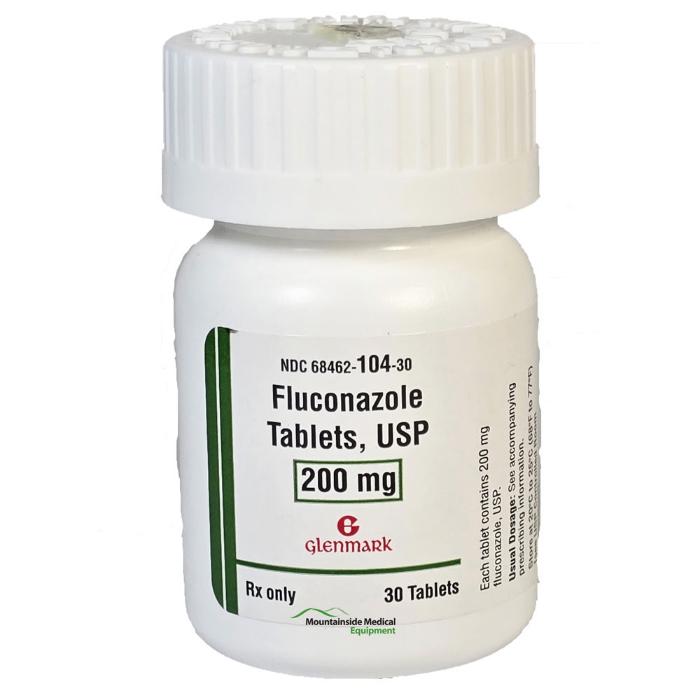 Fluconazole Tablets 200 mg pack, designed for powerful antifungal treatment, easing yeast infections and supporting immune health.