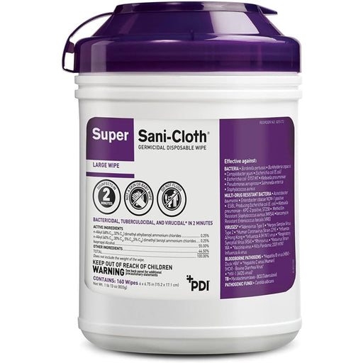 Super Sani Cloth Germicidal Disposable Wipes